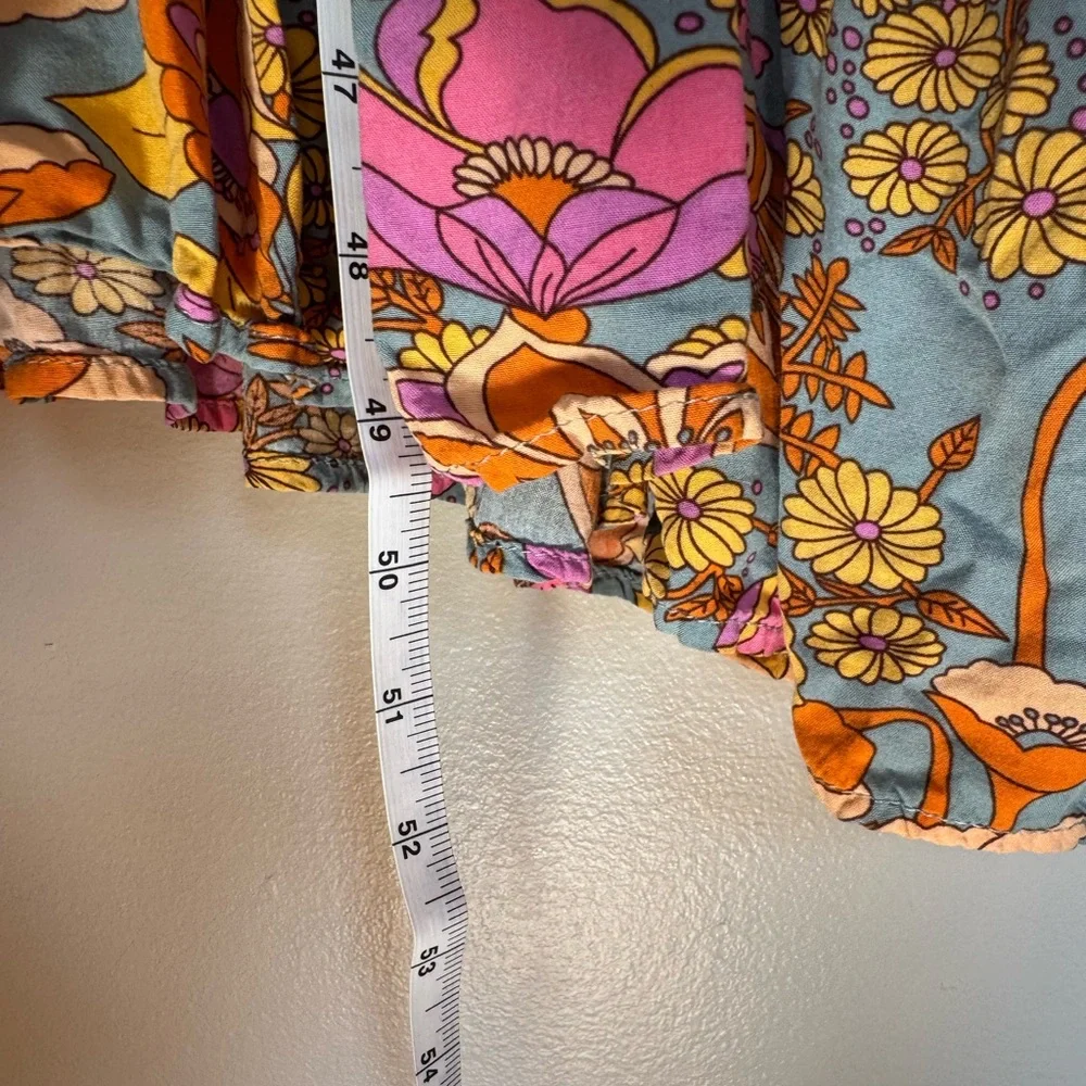 RusttyDustty Summer Boho Floral Dress Women’s 2XL 100% Vicose EUC - Picture 9 of 11